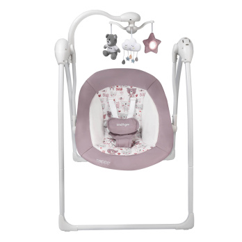 Качели электронные Indigo TEDDY розовый