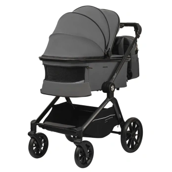 Коляска 2 в 1 Indigo SOLAR серый