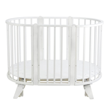 Кровать 6в1 Indigo СОФИЯ с универсальным маятником белый