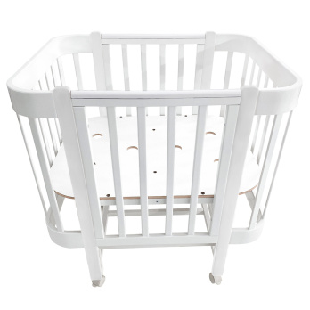 Кровать детская Indigo Italiano Baby продольный маятник на колеса 