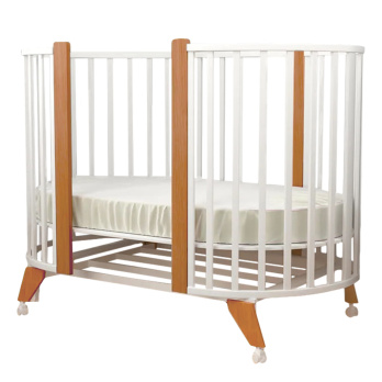 Кровать 6в1 Indigo СОФИЯ с универсальным маятником белый