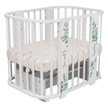 Матрас Indigo GREEN LINE 70*100 стеганый трикотаж белый