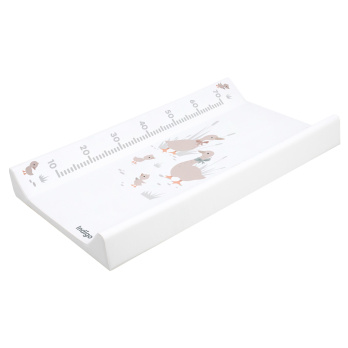 Доска для пеленания INDIGO 780*450*80 белый с принтом
