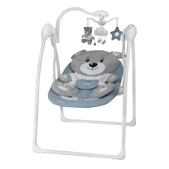 Качели электронные Indigo TEDDY синий