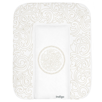 Матрасик для пеленания INDIGO 580*710 белый с принтом