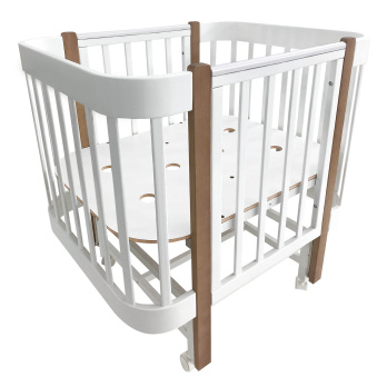 Кровать детская Indigo Italiano Baby продольный маятник на колеса 