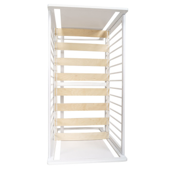 Кровать детская Indigo Happy Friends колесо-качалка белый