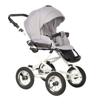 Коляска 2 в 1 Indigo BARBARA Classic серый