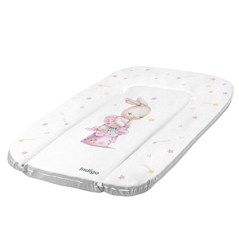 Матрасик для пеленания INDIGO 480*710 белый с принтом