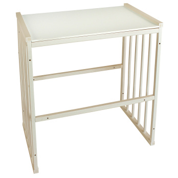 Кровать детская Indigo Simple 7в1 с поперечным маятником слоновая кость