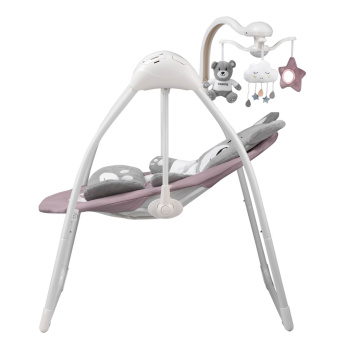 Качели электронные Indigo TEDDY розовый