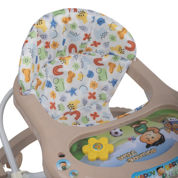 Ходунки Indigo Карусельки бежевый