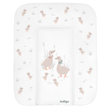 Матрасик для пеленания INDIGO 580*710 белый с принтом