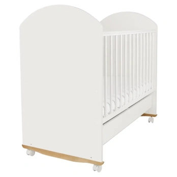 Кровать детская Indigo My Sleepy (фигур.спин., колесо-качалка, ящик) 