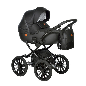 Коляска 2 в 1 Indigo PORTO Classic 14 черный