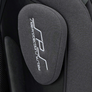 Автокресло INDIGO SMART+ Isofix, капюшон, подножка, 0+1+2+3 (0-36 кг) серый