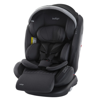 Автокресло Indigo MAX-X Isofix 0+1+2+3 (0-36 кг) серый