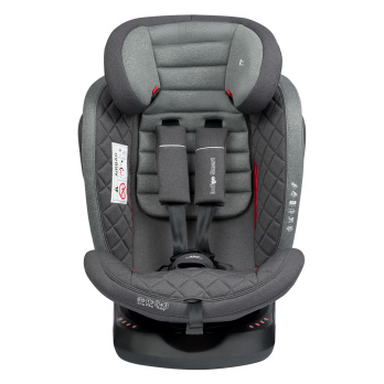Автокресло INDIGO SMART Isofix 0+1+2+3 (0-36 кг) серый