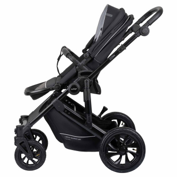 Коляска 2 в 1 Indigo COIN черный