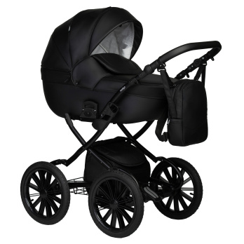 Коляска 2 в 1 Indigo MIO ECO Plus 14" черный