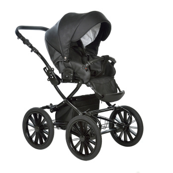 Коляска 2 в 1 Indigo PORTO Classic 14 черный