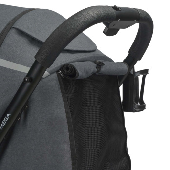 Коляска прогулочная Indigo MEGA серый