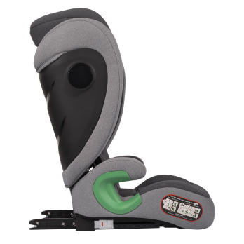 Автокресло Indigo DEFENDER isofix 2+3 (15-36 кг) серый