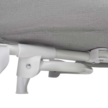 Кровать-манеж Indigo BON-BON TOY c маятником, (2 уровня) серый