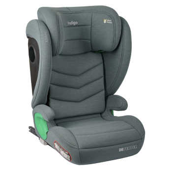 Автокресло Indigo DEFENDER isofix 2+3 (15-36 кг) зеленый