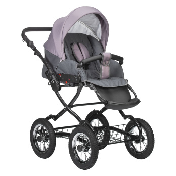 Коляска 2 в 1 Indigo CHARLOTTE Sity Classic 12" фиолетовый