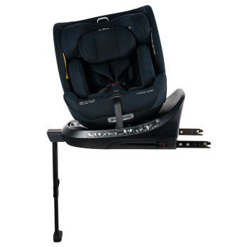 Автокресло Indigo E-TRON ISOFIX I-SIZE, с упором, группа 0+1+2+3 (0-36 кг)  черный