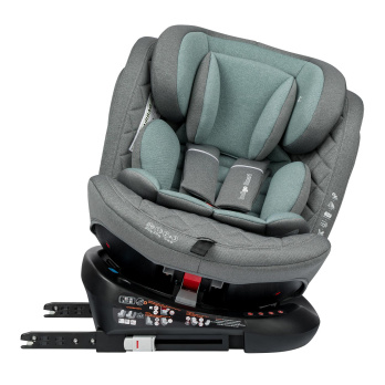 Автокресло INDIGO SMART Isofix 0+1+2+3 (0-36 кг) серый