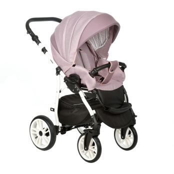 Коляска 2 в 1 INDIGO розовый