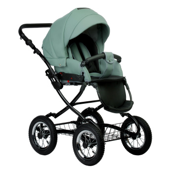 Коляска 2 в 1 Indigo BARBARA ECO Classic зеленый
