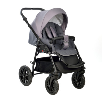 Коляска 2 в 1 Indigo CHARLOTTE Sity фиолетовый