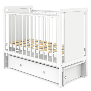 Кровать детская Indigo Classic маятник на колесах, ящик 