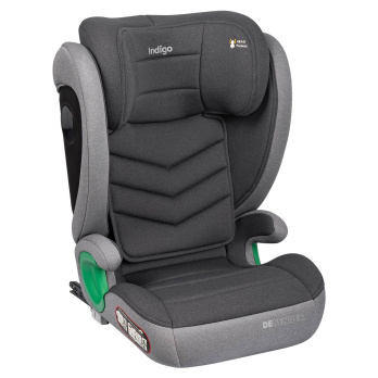 Автокресло Indigo DEFENDER isofix 2+3 (15-36 кг) серый