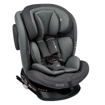 Автокресло INDIGO SMART Isofix 0+1+2+3 (0-36 кг) серый