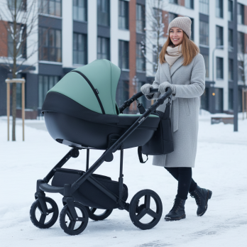 Коляска 2 в 1 Indigo TOUR ECO зеленый