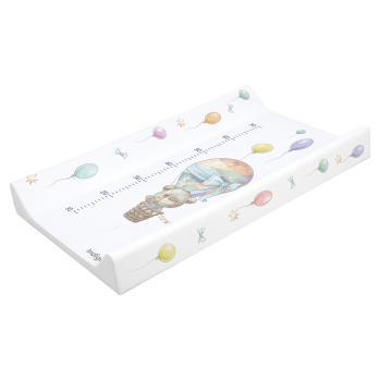 Доска для пеленания INDIGO 780*450*80 белый с принтом