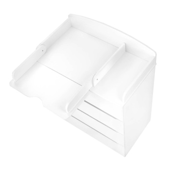 Комод Indigo Style 800/4 МДФ с узким пеленальным столиком белый