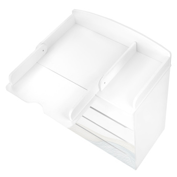 Комод Indigo Green Line 800/4 ЛДСП, МДФ с узким пеленальным столиком белый с принтом