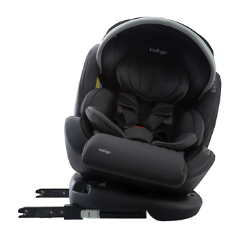 Автокресло Indigo MAX-X Isofix 0+1+2+3 (0-36 кг) серый