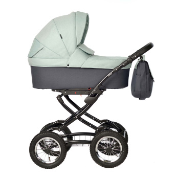Коляска-люлька Indigo BLUES Classic зеленый