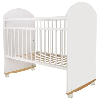 Кровать детская Indigo My Sleepy (фигур.спин., колесо-качалка) 