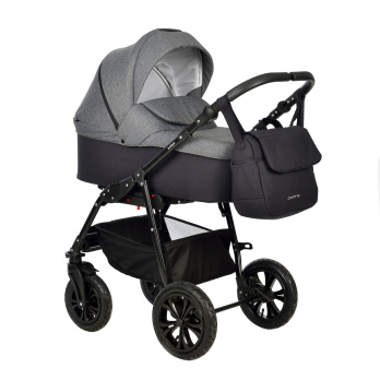 Коляска 2 в 1 Indigo CHARLOTTE Sity черный