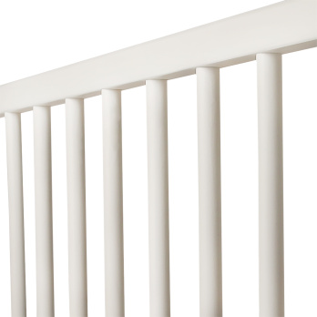 Кровать детская Indigo My Sleepy (фигур.спин., колесо-качалка) белый мишка