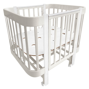 Кровать детская Indigo Italiano Baby продольный маятник на колеса 