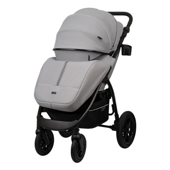Коляска прогулочная Indigo EPICA XL AIR с сумкой серый
