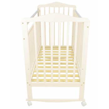 Кровать Indigo МИЛАНА NEW+ (колесо, качалка) бежевый